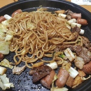 ニンニク味焼きうどん